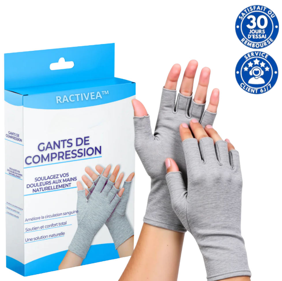 Ractivea™ | Gants de compression anti-douleurs Bambou