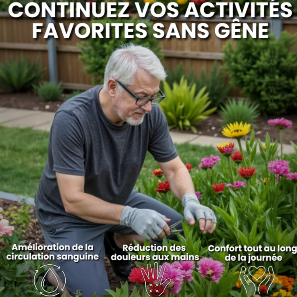 Ractivea™ | Gants de compression anti-douleurs Bambou