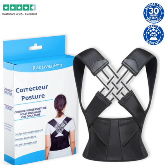 RactiveaPro | Corrige votre posture et apaise vos douleurs dorsales