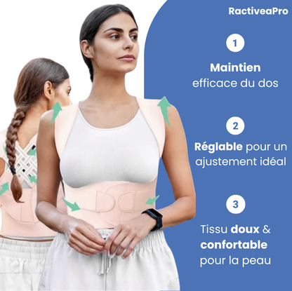 RactiveaPro | Corrige votre posture et apaise vos douleurs dorsales