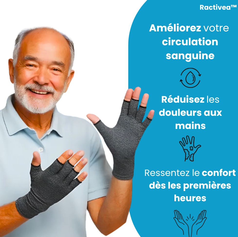 Ractivea™ | Gants de compression anti-douleurs