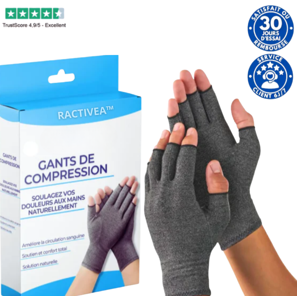 Ractivea™ | Gants de compression anti-douleurs
