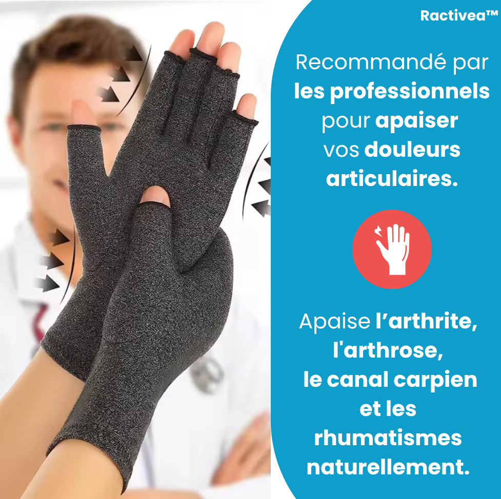 Ractivea™ | Gants de compression anti-douleurs