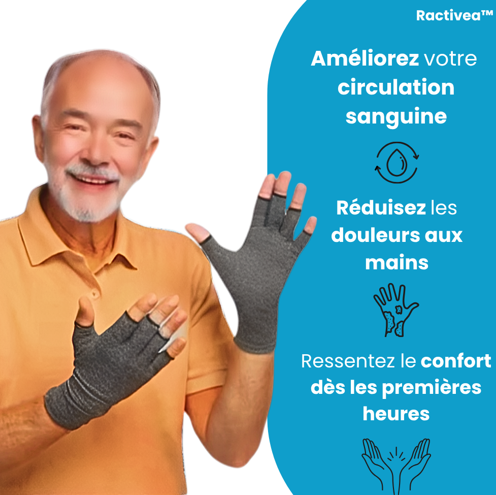 Ractivea™ | Gants de compression anti-douleurs
