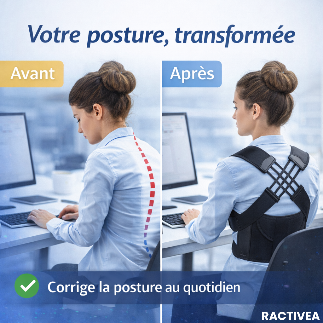 RactiveaPro | Corrige votre posture et apaise vos douleurs dorsales