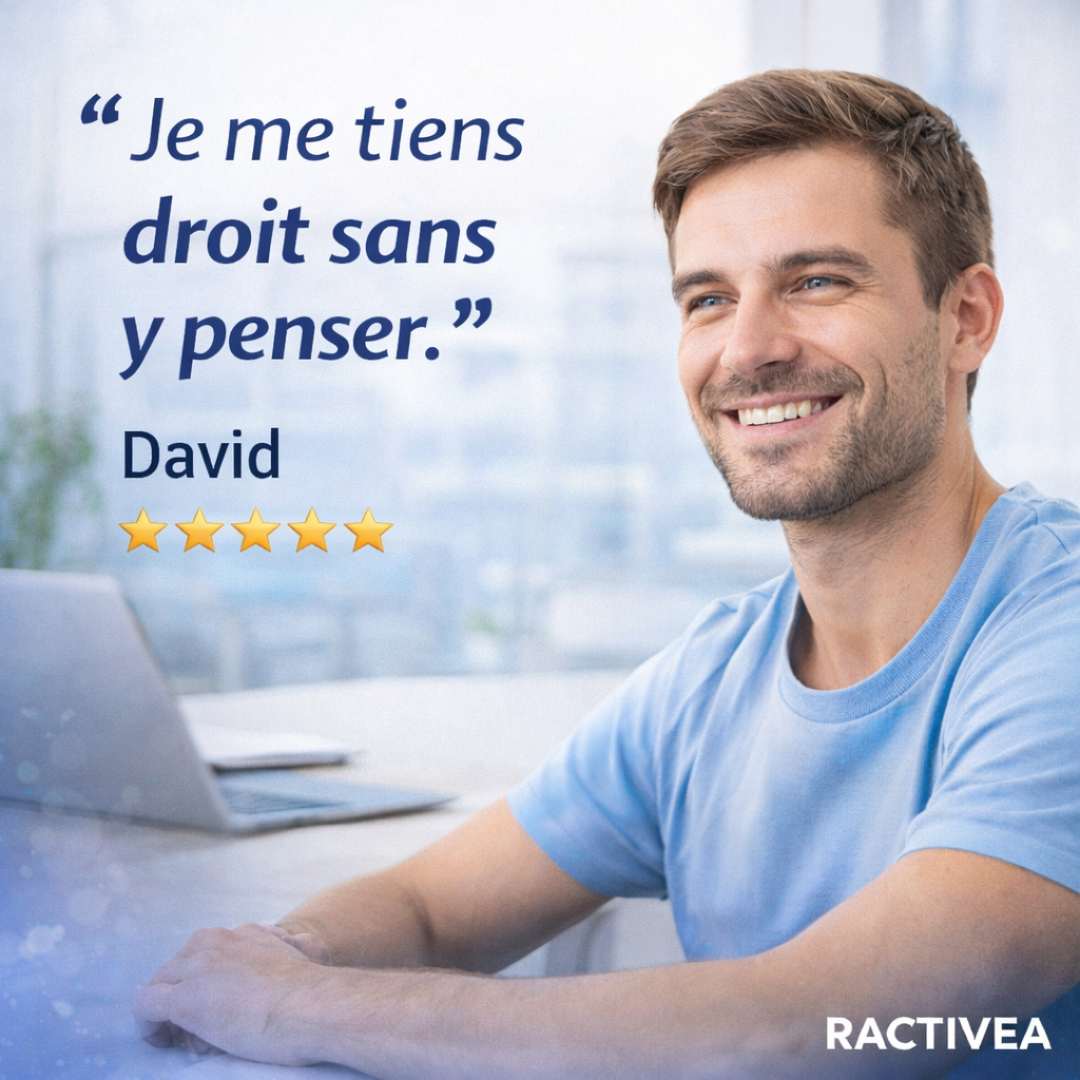 RactiveaPro | Corrige votre posture et apaise vos douleurs dorsales